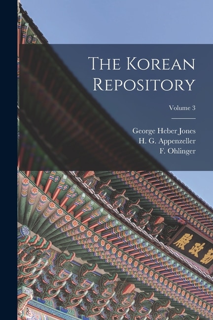 Front cover_The Korean Repository; Volume 3