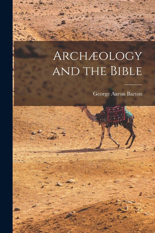 Front cover_Archæology and the Bible