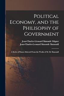 Couverture_Political Economy, and the Philisophy of Government