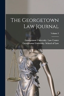 Front cover_The Georgetown Law Journal; Volume 2