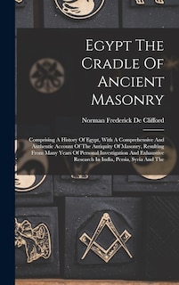 Front cover_Egypt The Cradle Of Ancient Masonry