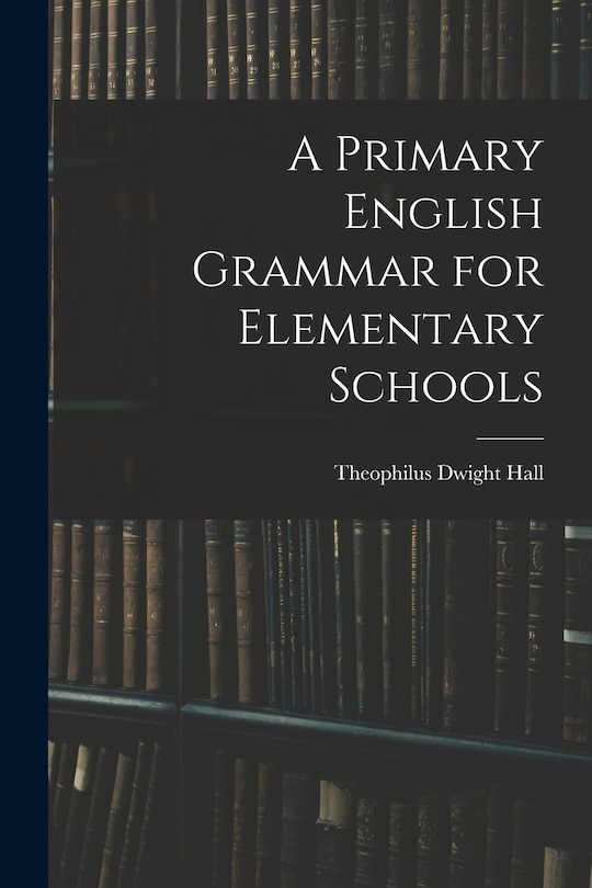 Front cover_A Primary English Grammar for Elementary Schools