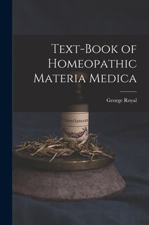 Couverture_Text-Book of Homeopathic Materia Medica