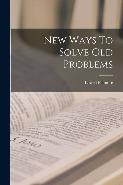 Couverture_New Ways To Solve Old Problems