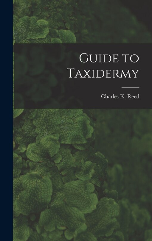 Couverture_Guide to Taxidermy