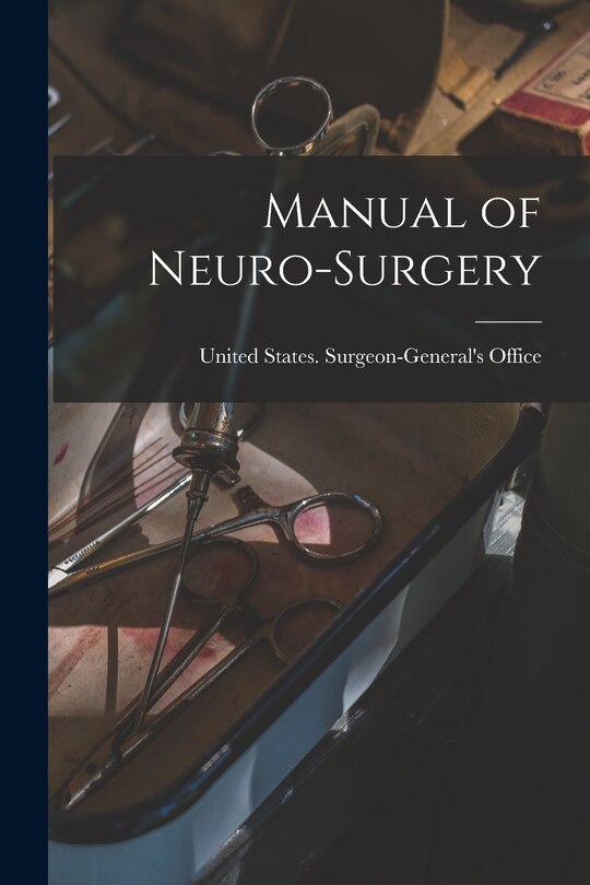 Front cover_Manual of Neuro-Surgery