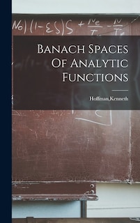Couverture_Banach Spaces Of Analytic Functions