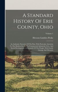 Front cover_A Standard History Of Erie County, Ohio