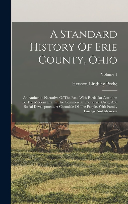 Front cover_A Standard History Of Erie County, Ohio
