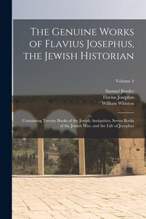Front cover_The Genuine Works of Flavius Josephus, the Jewish Historian