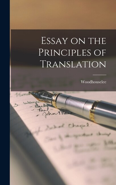 Front cover_Essay on the Principles of Translation