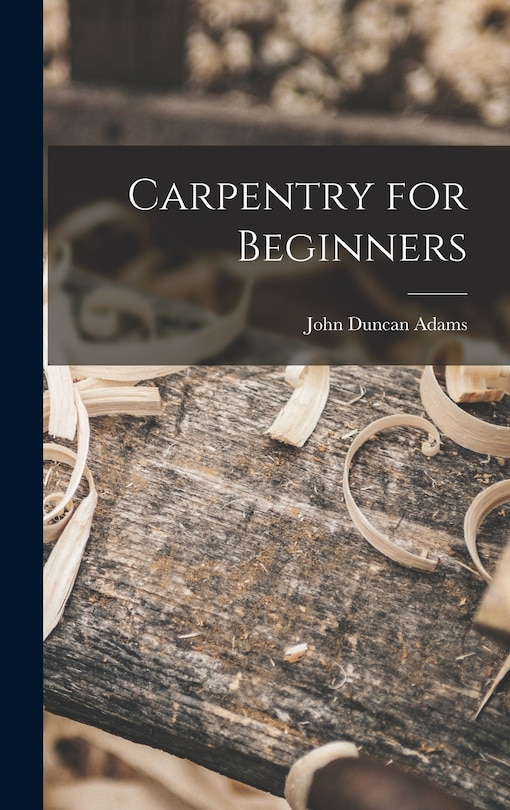 Front cover_Carpentry for Beginners