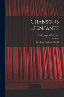 Couverture_Chansons d'enfants