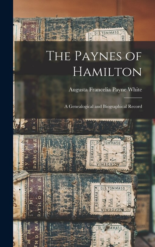 Couverture_The Paynes of Hamilton