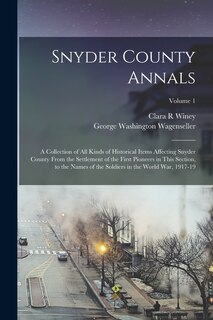 Front cover_Snyder County Annals