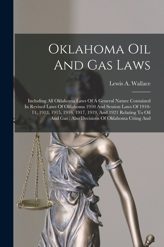 Couverture_Oklahoma Oil And Gas Laws