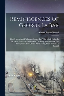 Front cover_Reminiscences Of George La Bar