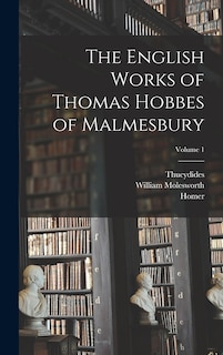 Front cover_The English Works of Thomas Hobbes of Malmesbury; Volume 1