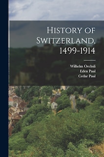 Front cover_History of Switzerland, 1499-1914