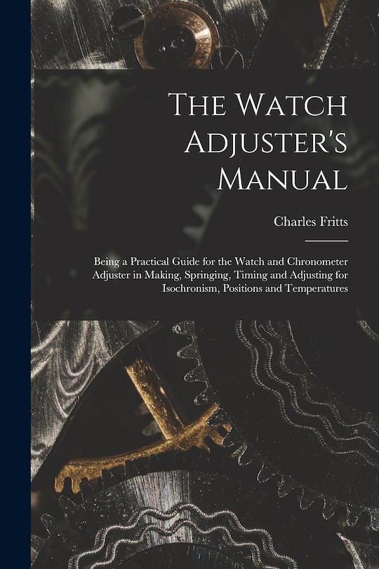 Front cover_The Watch Adjuster's Manual