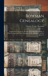 Couverture_Bowman Genealogy
