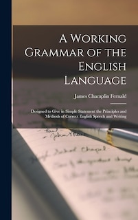 Couverture_A Working Grammar of the English Language