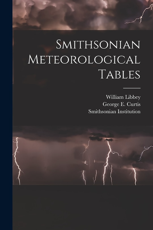 Couverture_Smithsonian Meteorological Tables