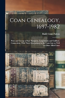 Front cover_Coan Genealogy, 1697-1982