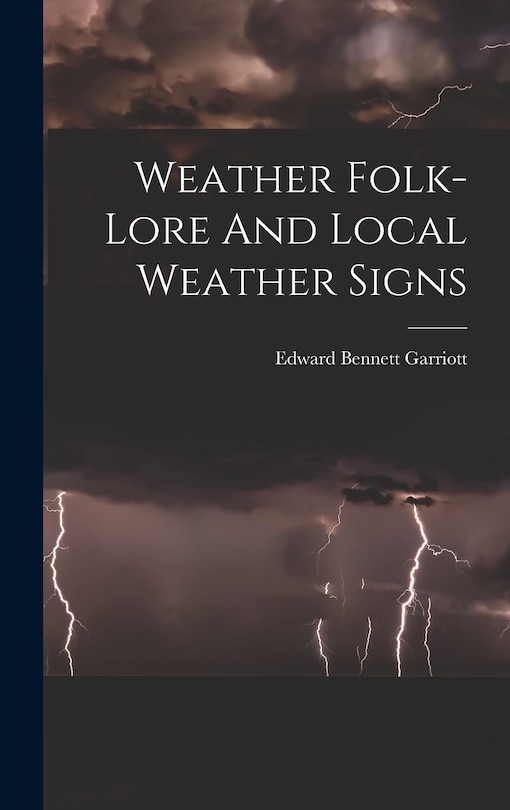 Couverture_Weather Folk-lore And Local Weather Signs