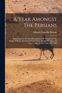 Front cover_A Year Amongst The Persians
