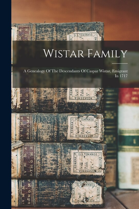 Front cover_Wistar Family