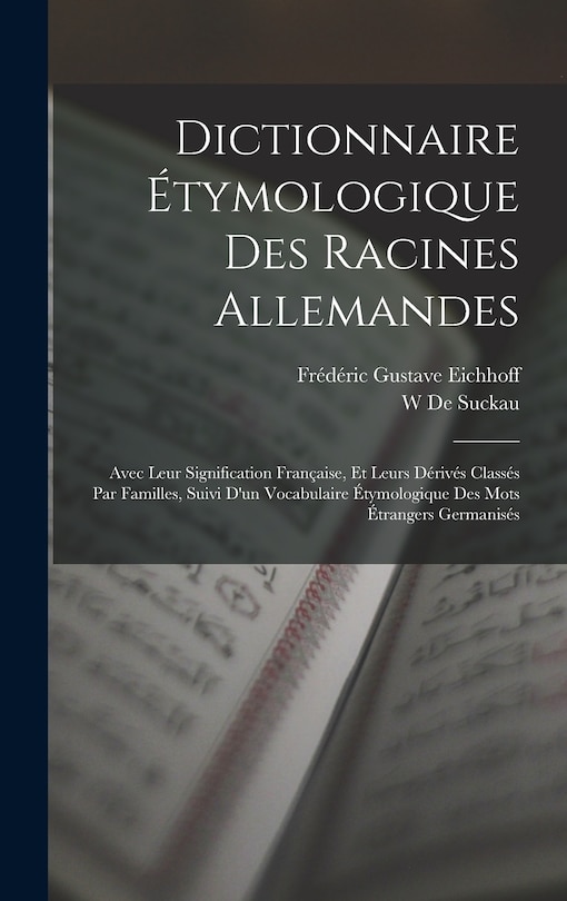 Front cover_Dictionnaire Étymologique Des Racines Allemandes