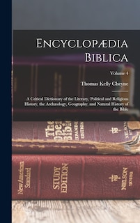 Front cover_Encyclopædia Biblica
