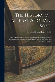 Couverture_The History of an East Anglian Soke