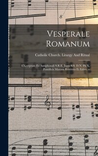 Front cover_Vesperale romanum