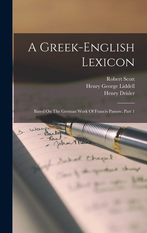 Front cover_A Greek-english Lexicon