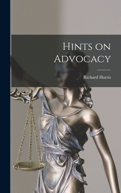 Front cover_Hints on Advocacy
