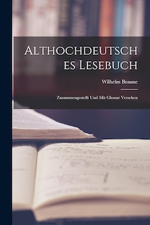 Front cover_Althochdeutsches Lesebuch