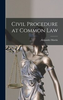 Front cover_Civil Procedure at Common Law