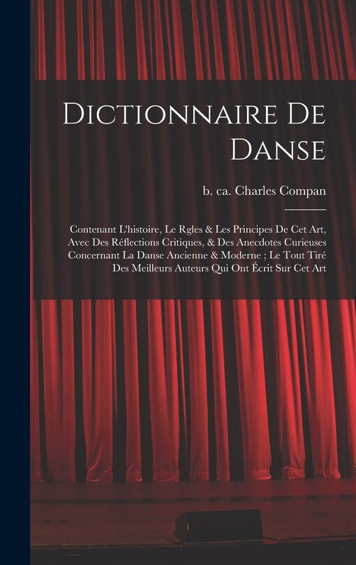 Front cover_Dictionnaire de danse