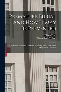 Front cover_Premature Burial And How It May Be Prevented