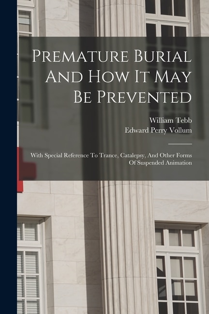 Front cover_Premature Burial And How It May Be Prevented
