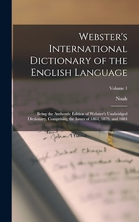 Front cover_Webster's International Dictionary of the English Language