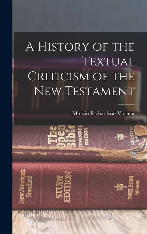 Front cover_A History of the Textual Criticism of the New Testament