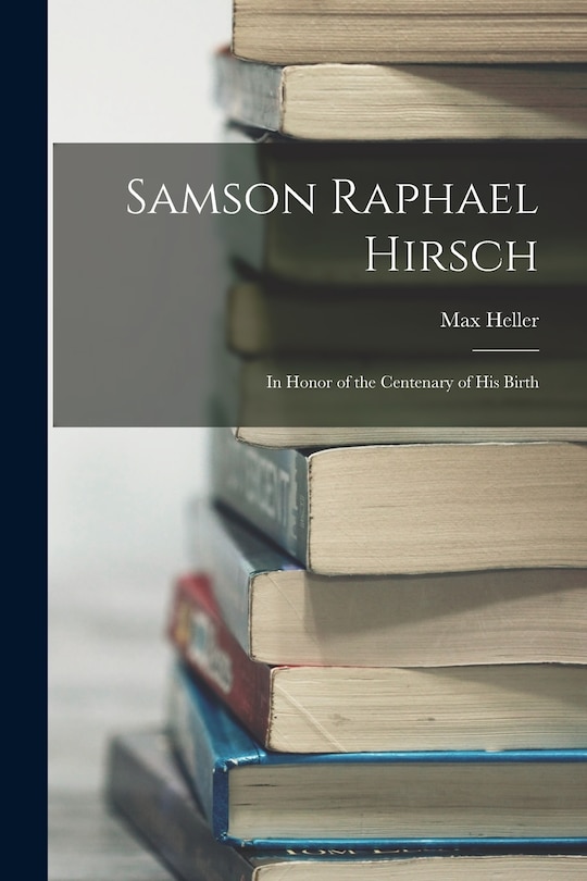 Front cover_Samson Raphael Hirsch