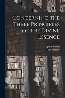 Couverture_Concerning the Three Principles of the Divine Essence