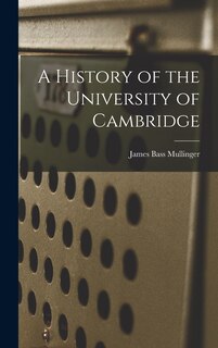 Front cover_A History of the University of Cambridge