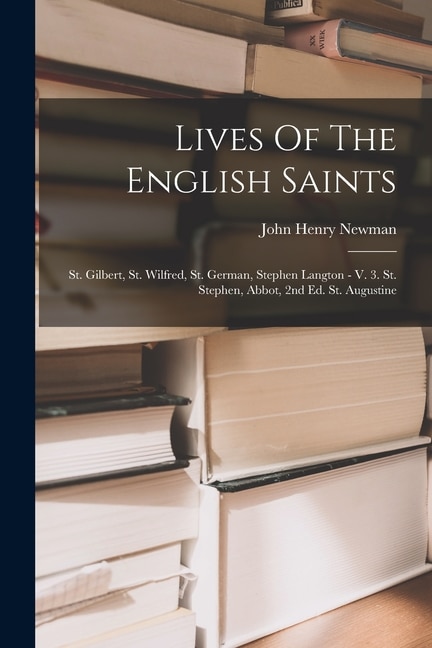 Front cover_Lives Of The English Saints