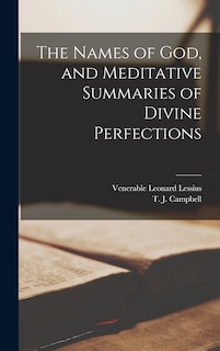 Front cover_The Names of God, and Meditative Summaries of Divine Perfections