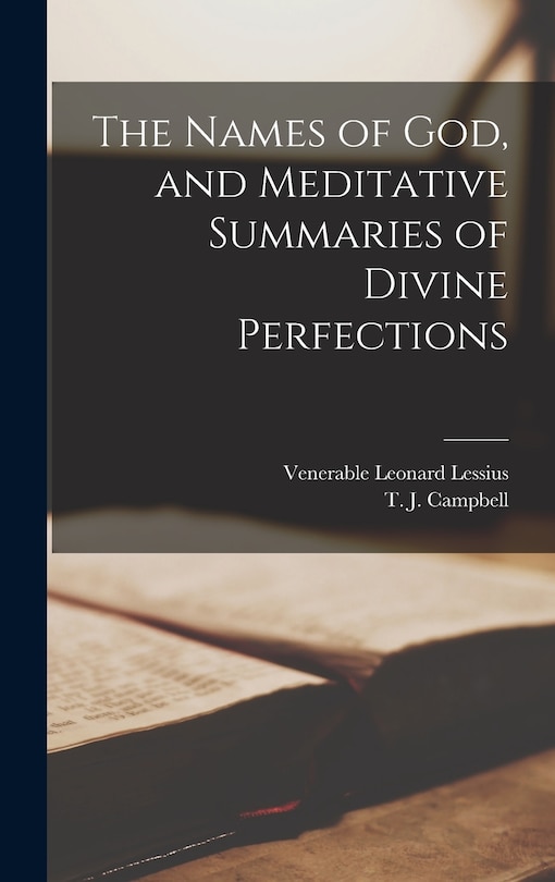 Front cover_The Names of God, and Meditative Summaries of Divine Perfections